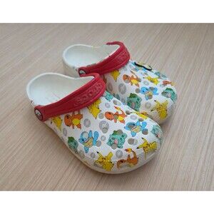 Crocs Classic Pokemon All Over Print Kids Size C 12 Clog Sandals 2022 Nintendo